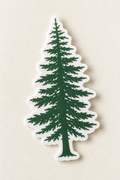 Die-cut vinyl sticker of the Cedar of Zagros